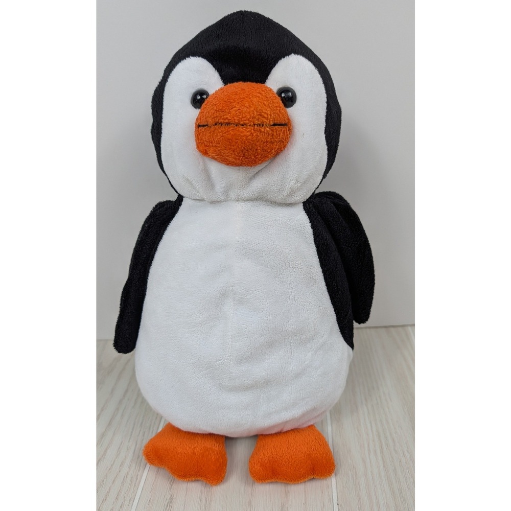 Kohls Cares Curious George Penguin Plush Black White Orange Stuffed Animal Toy